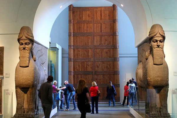 Londyn | Asyryjskie posągi lamassu
