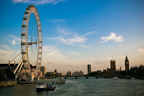 Londyn | Wspaniały widok na London Eye i Big Ben