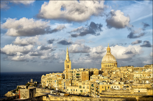 Malta | Widok na Valettę