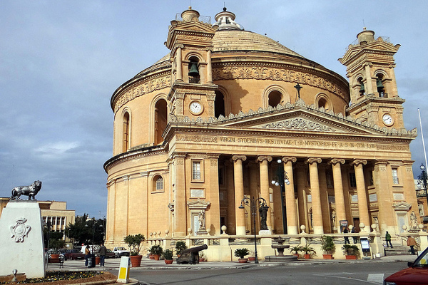 Malta | Kościół Wniebowzięcia Najświętszej Marii Panny, Mosta