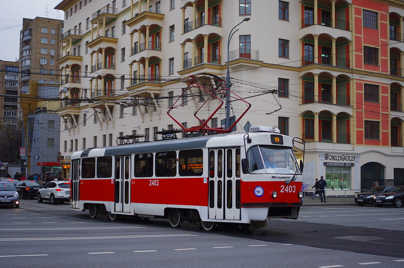 Moskwa | Moskiewski tramwaj