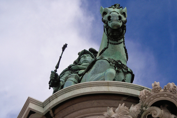 Lizbona | Pomnik króla Józefa I, Plac Handlowy