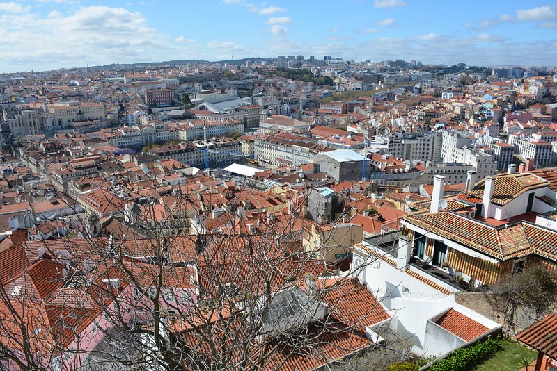 Portugalia | Panorama Lizbony widziana z Zamku św. Jerzego