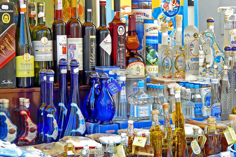 Santorini | Może kupić wino albo oliwę z oliwek?