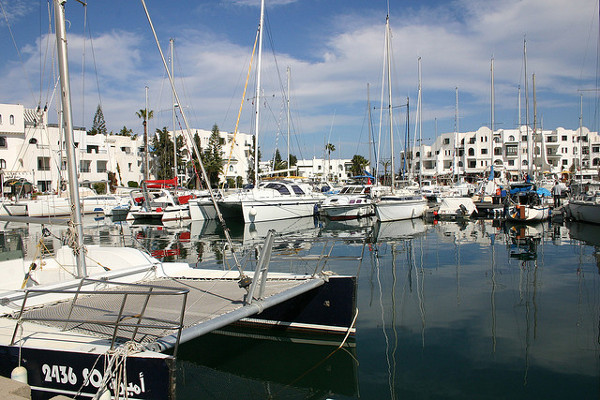 Tunezja | Przystań jachtowa, Marsa al-Kantawi