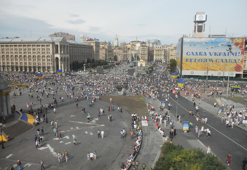 Majdan Niepodleglosci w Kijowie